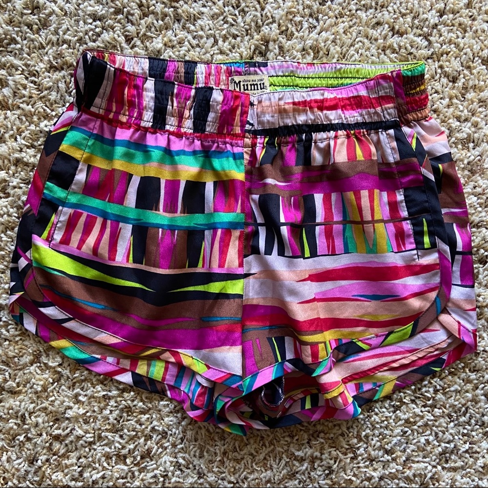 Show Me Your Mumu abstract print shorts